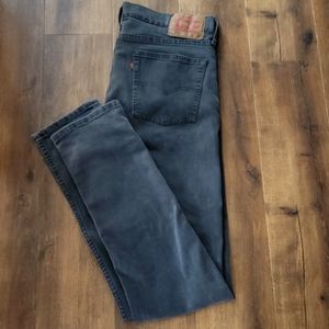Levi's 510 Gray Jeans, Men's 34x34